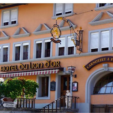 Hotel Lion D'Or Romont Exteriör bild